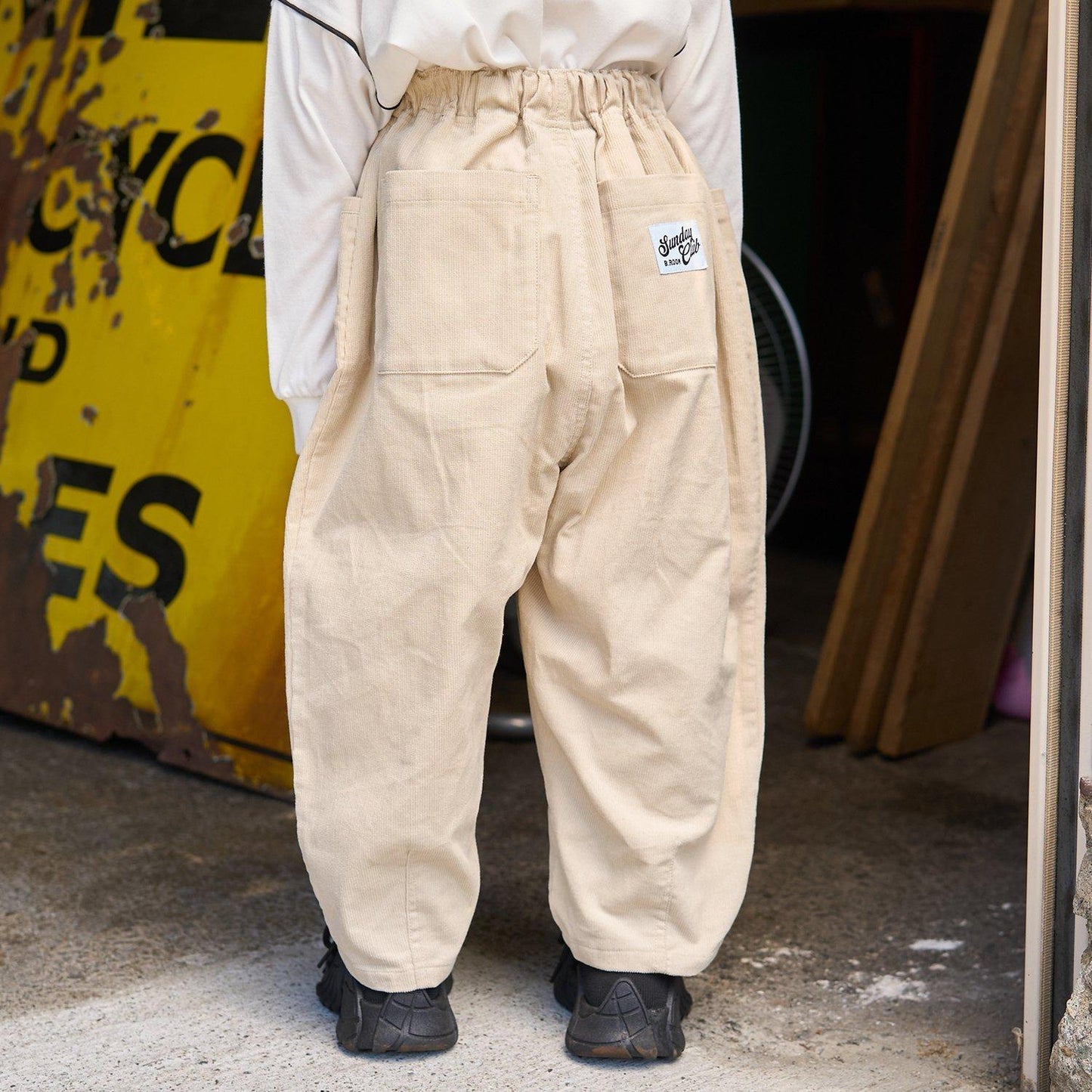 【MNCM】泡泡褶皺長褲