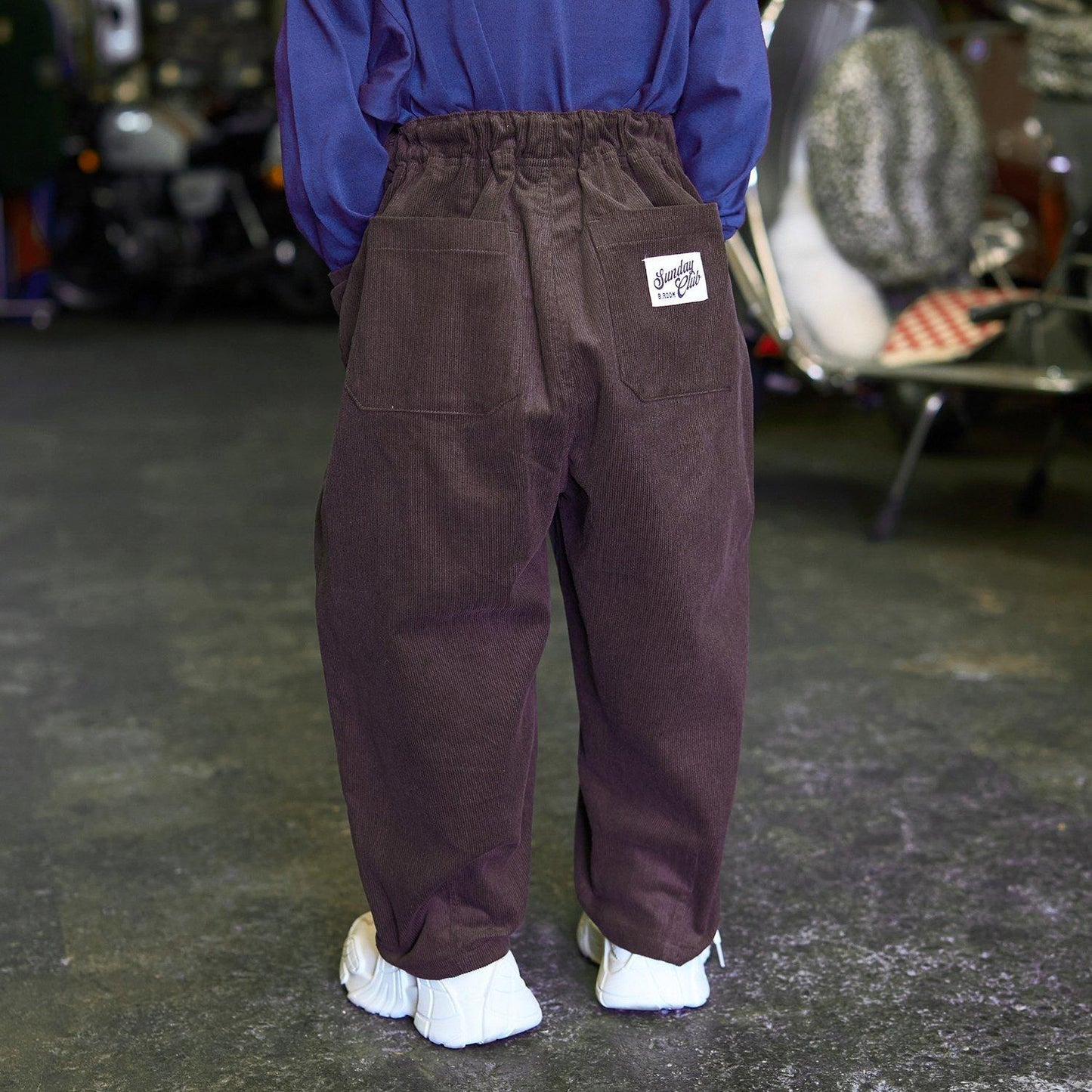 【MNCM】泡泡褶皺長褲