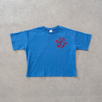 【純棉100%】D騎師印花短袖T恤