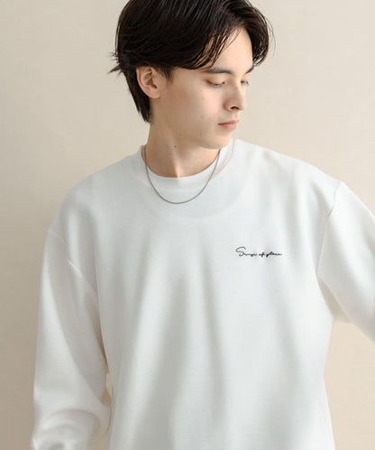 部分色 刺繡加厚長袖T恤