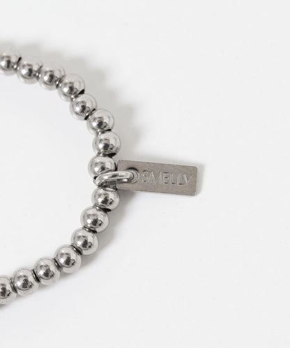 不鏽鋼珠花朵吊墜手鍊