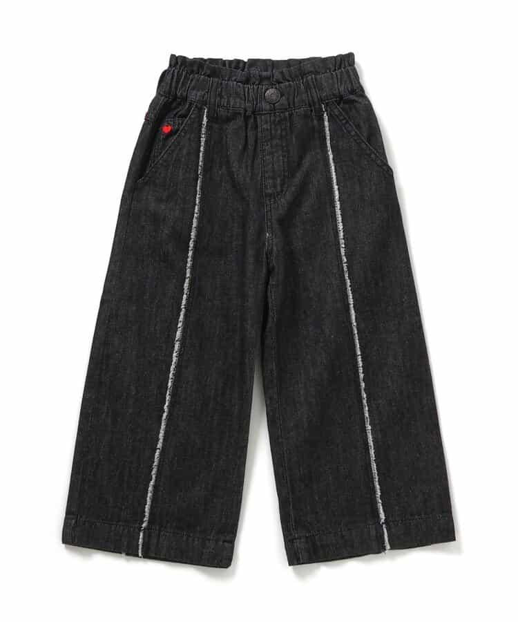 女童寬鬆牛仔長褲 10分褲