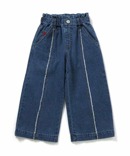 女童寬鬆牛仔長褲 10分褲