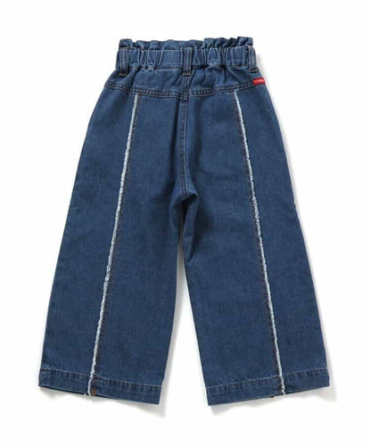 女童寬鬆牛仔長褲 10分褲