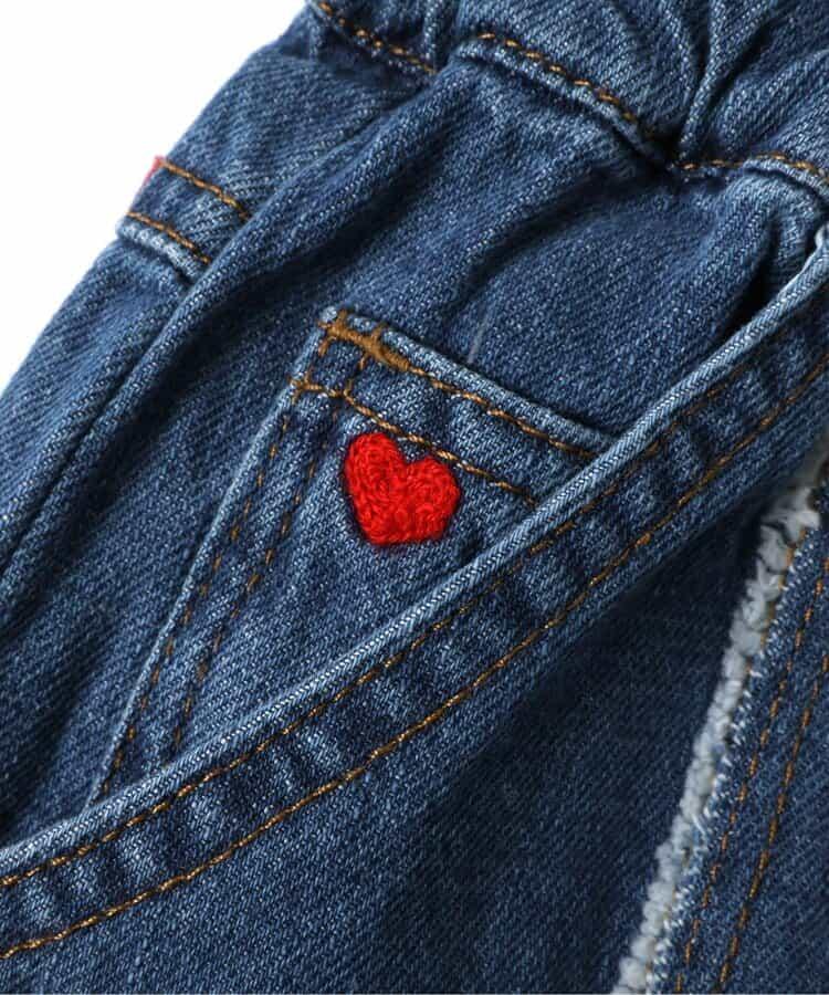 女童寬鬆牛仔長褲 10分褲