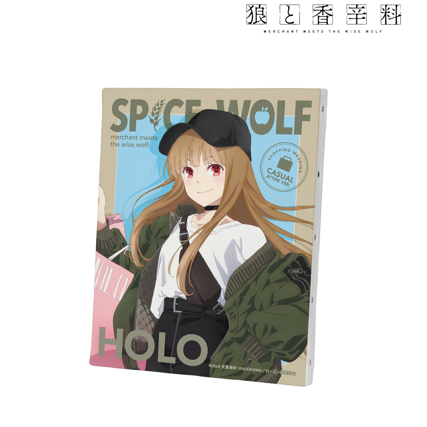 《狼與香辛料 MERCHANT MEETS THE WISE WOLF》_新繪製 霍洛 休閒時尚購物款 帆布畫板