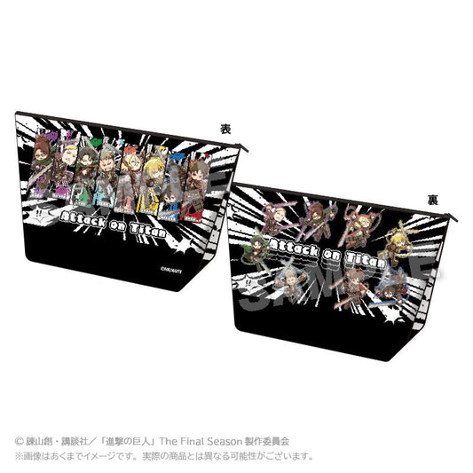 《進擊的巨人》化妝包 迷你角色款