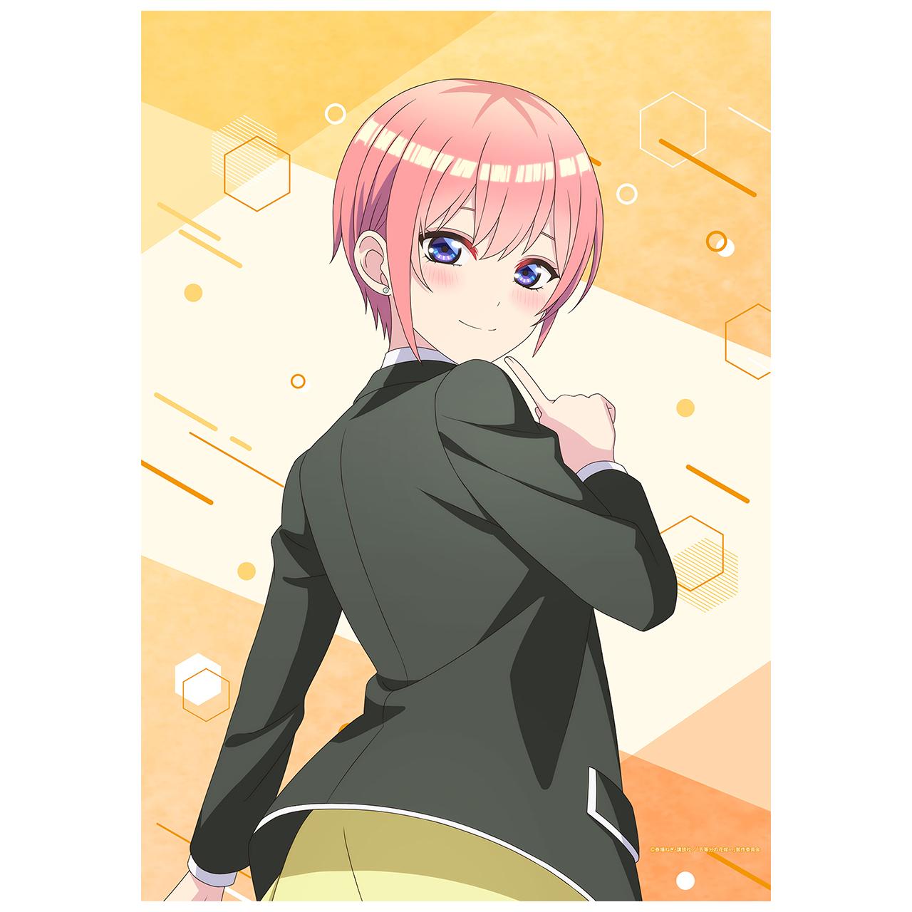 《五等分的新娘》∽_【新繪】B2掛毯 一花（樓梯回頭Ver.）