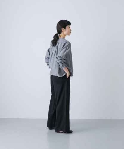 亞麻休閒長褲
