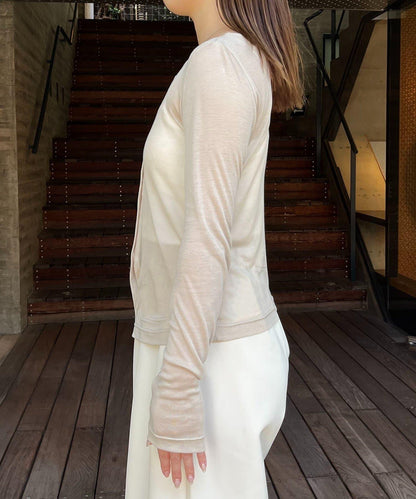 【/套裝商品】交叉吊帶背心×透視開衫