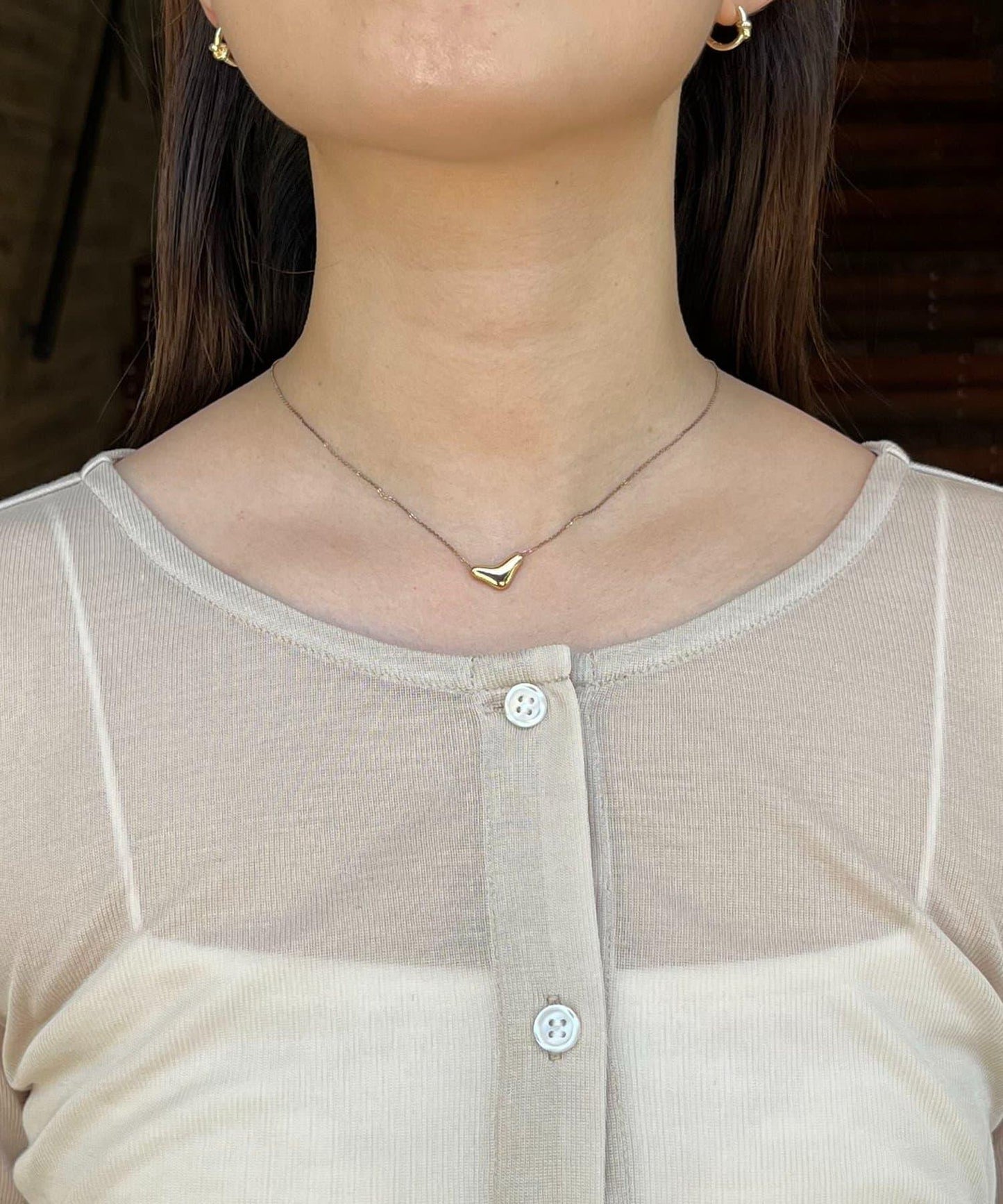 【/套裝商品】交叉吊帶背心×透視開衫