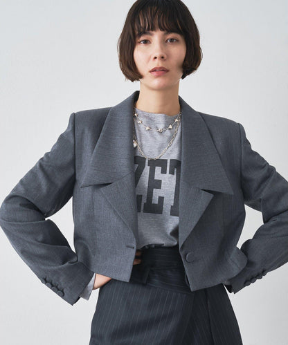 羊毛華達呢西裝夾克