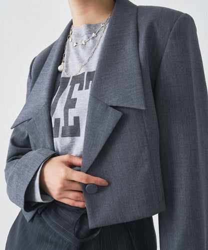 羊毛華達呢西裝夾克