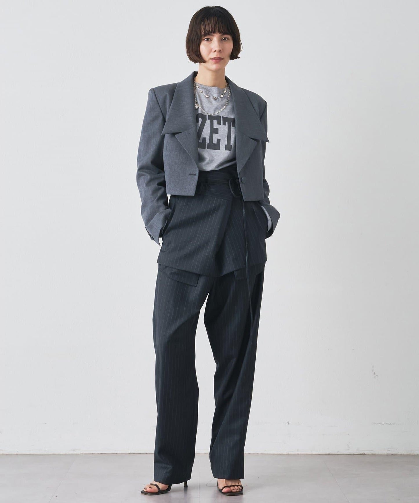 羊毛華達呢西裝夾克