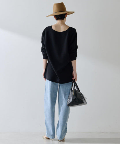 【THE PAUSE】高腰弧形牛仔褲