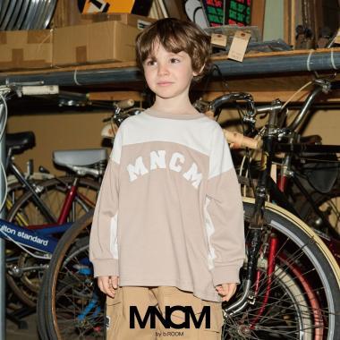 【MNCM】【舒適天竺棉】拼色寬鬆T恤