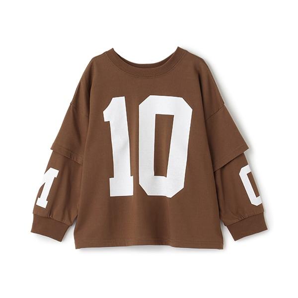 【MNCM】【正反兩穿】【舒適天竺棉】印花疊穿寬鬆T恤