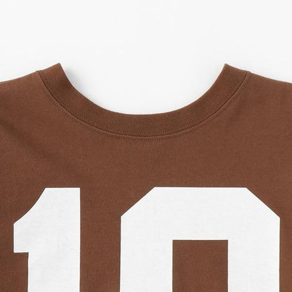 【MNCM】【正反兩穿】【舒適天竺棉】印花疊穿寬鬆T恤