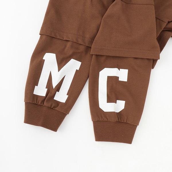 【MNCM】【正反兩穿】【舒適天竺棉】印花疊穿寬鬆T恤