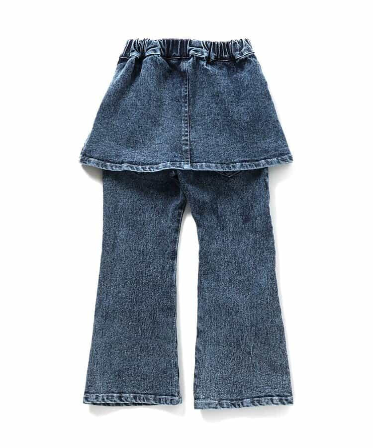 I'm Jelly！化學水洗牛仔裙褲套裝 10分長度