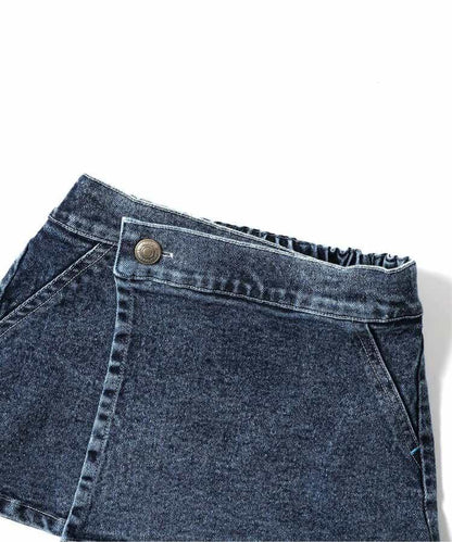 I'm Jelly！化學水洗牛仔裙褲套裝 10分長度