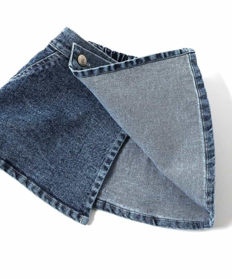 I'm Jelly！化學水洗牛仔裙褲套裝 10分長度