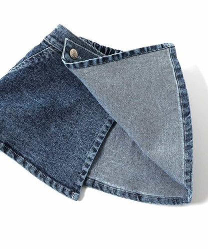 I'm Jelly！化學水洗牛仔裙褲套裝 10分長度