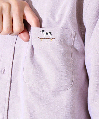 【經典×趣味】法鬥刺繡BD襯衫 純色/拼接款