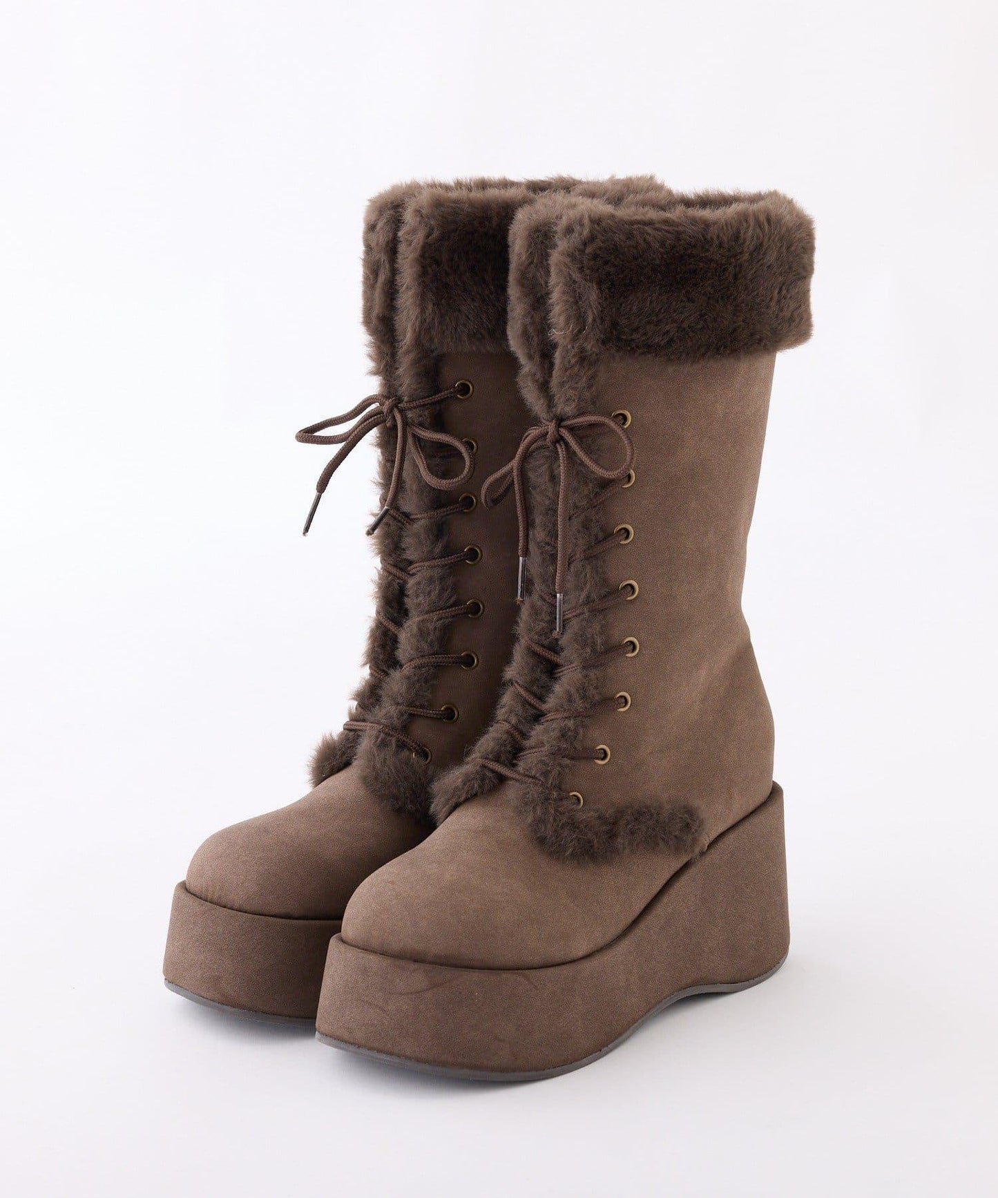 【PremiumOrder】減重3公斤繫帶羊羔絨靴