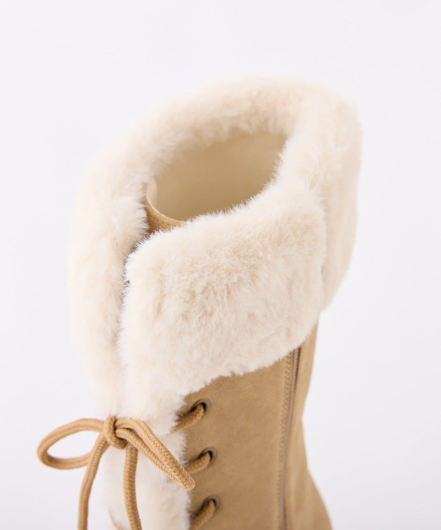 【PremiumOrder】減重3公斤繫帶羊羔絨靴