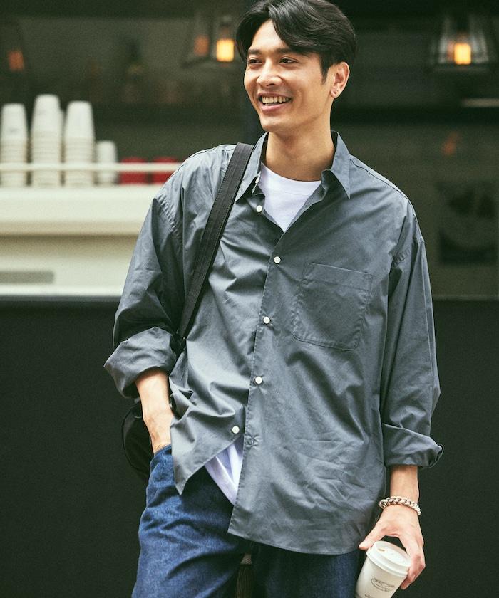 寬鬆版型常規領襯衫