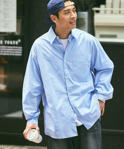 寬鬆版型常規領襯衫