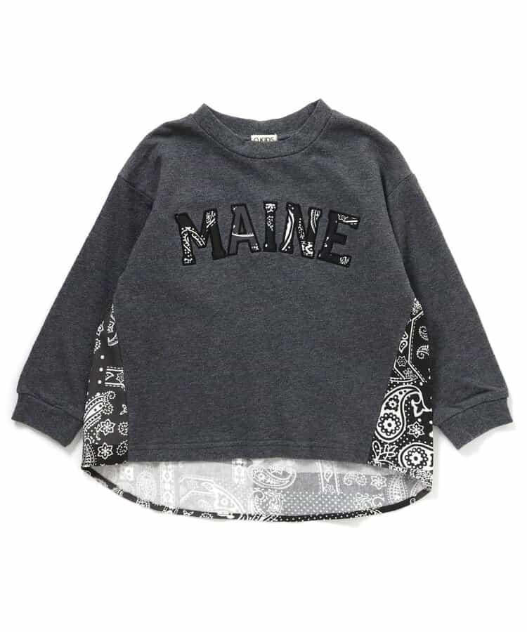 異材質拼接套頭衫