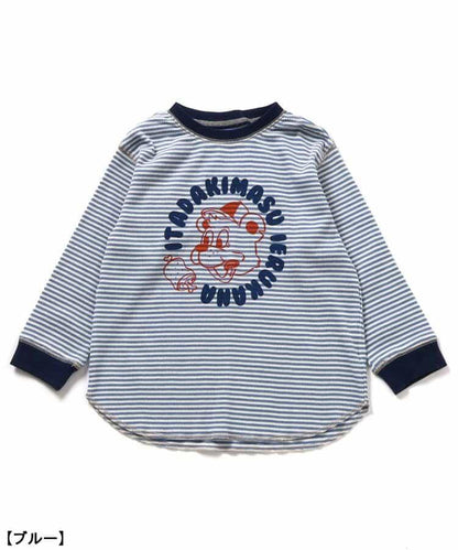 圓形標誌條紋羅紋家居服