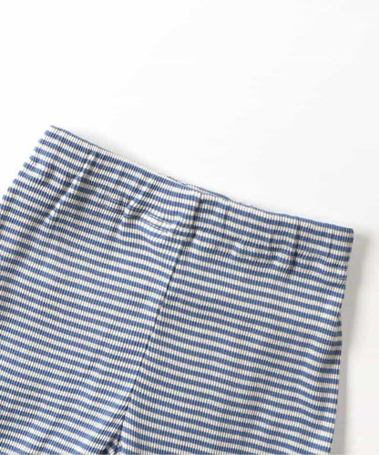 圓形標誌條紋羅紋家居服