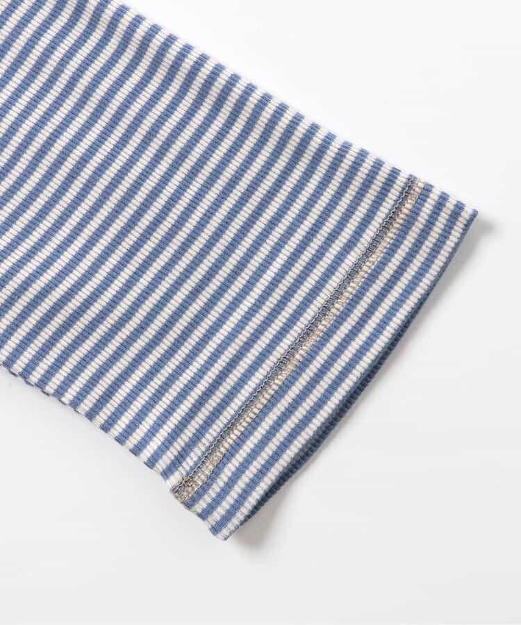 圓形標誌條紋羅紋家居服