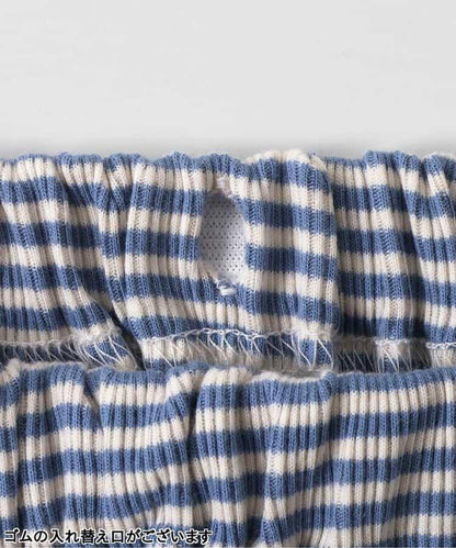 圓形標誌條紋羅紋家居服