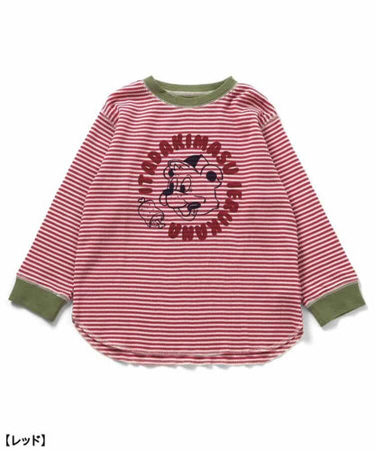 圓形標誌條紋羅紋家居服