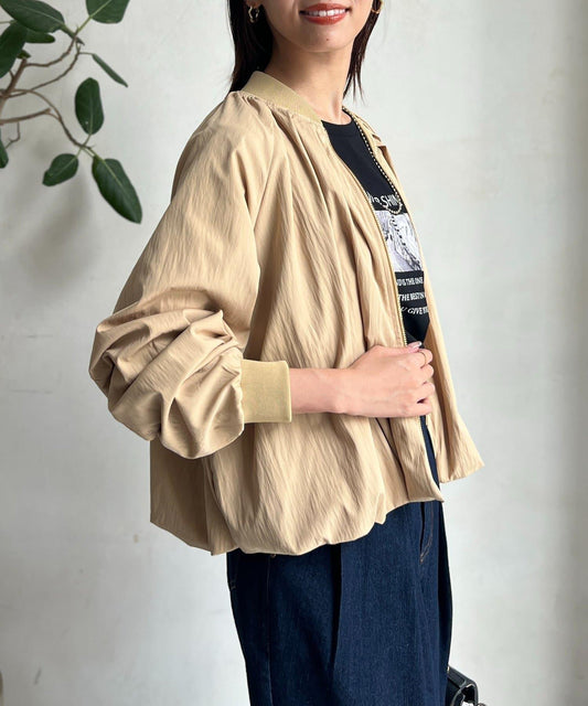 泡泡袖短夾克