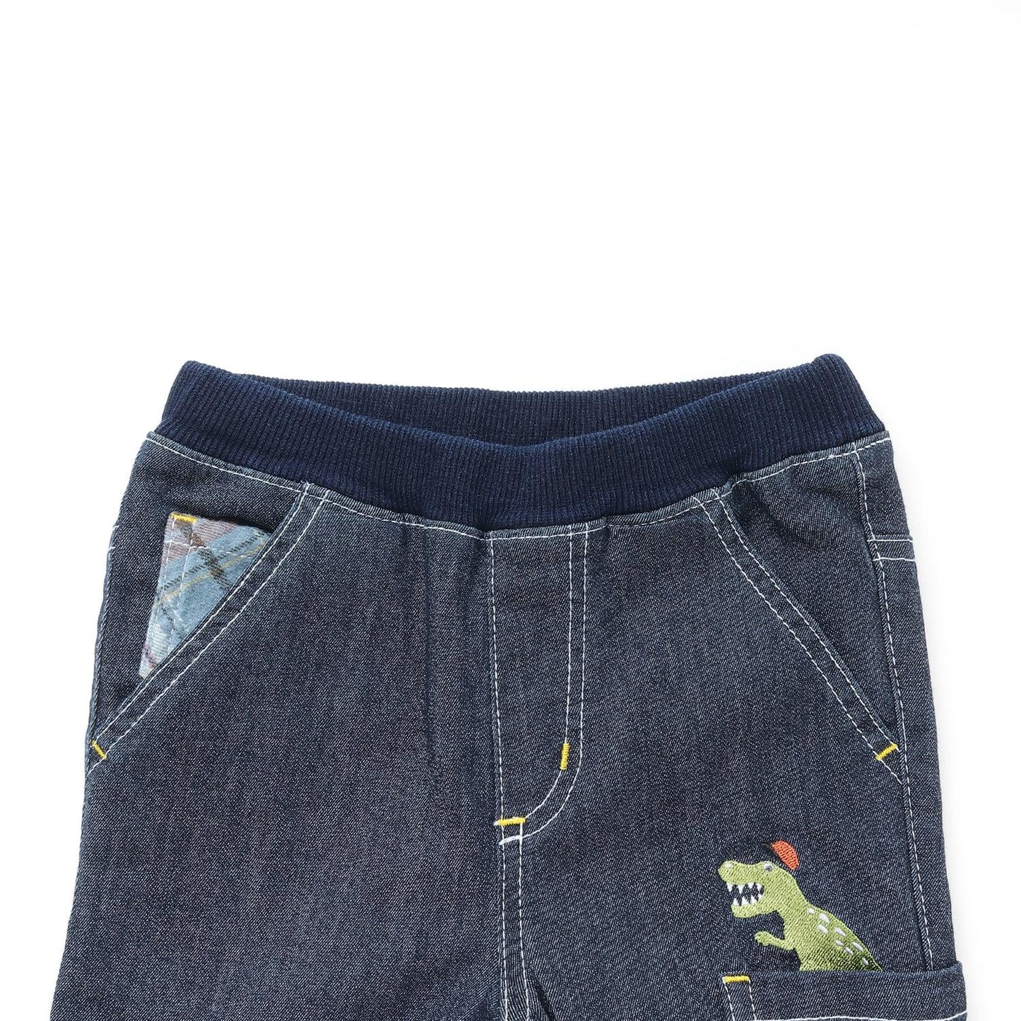 恐龍圖案長款直筒褲