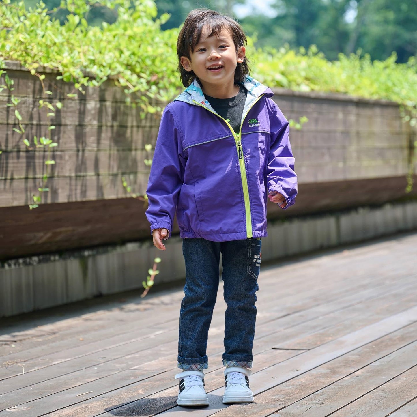 恐龍圖案長款直筒褲