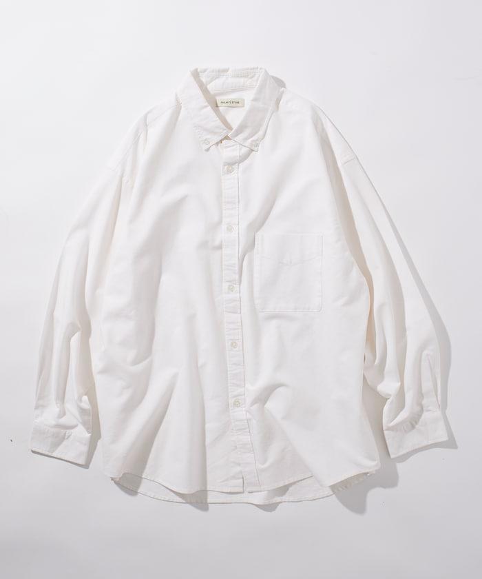 寬鬆版型牛津紡扣領襯衫