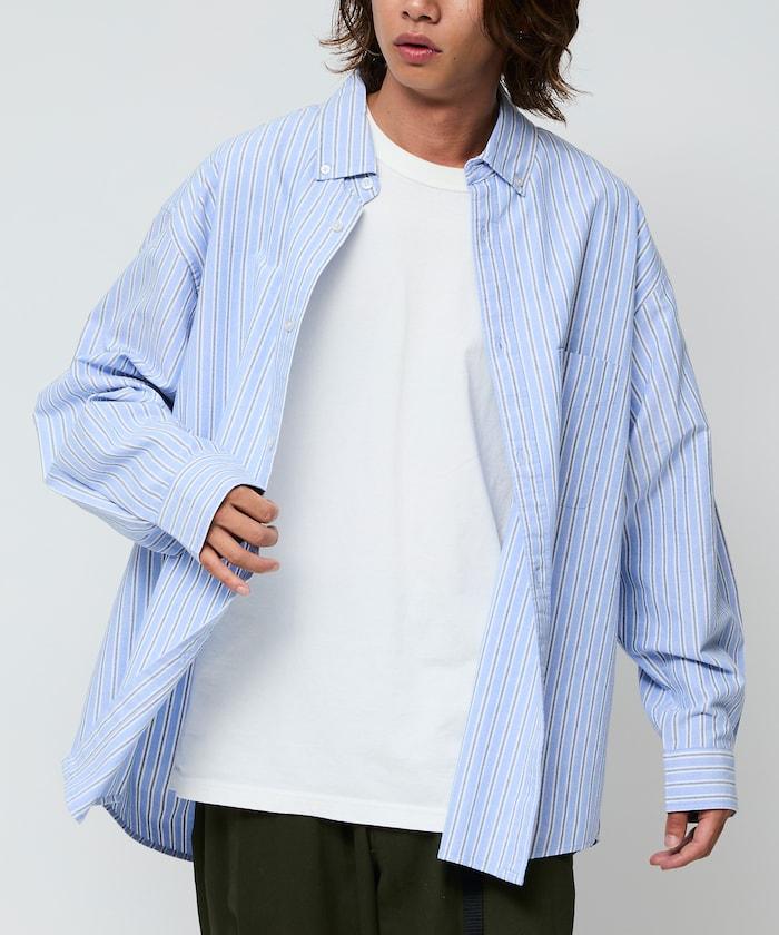 寬鬆版型牛津紡扣領襯衫