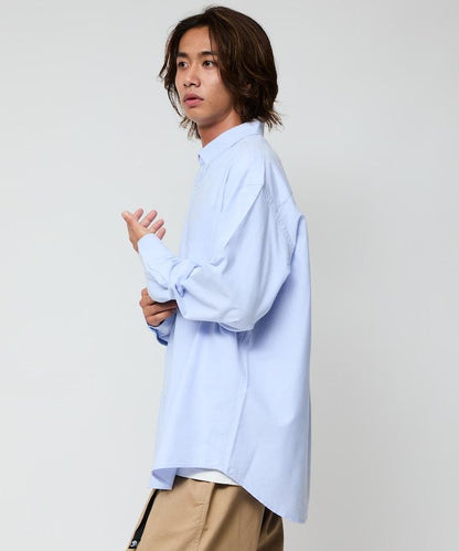 寬鬆版型牛津紡扣領襯衫