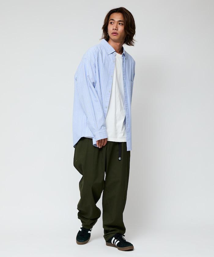 寬鬆版型牛津紡扣領襯衫