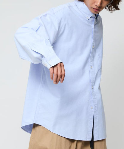 寬鬆版型牛津紡扣領襯衫