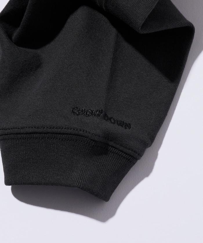 寬鬆版型 單點刺繡 圓領 長袖T恤