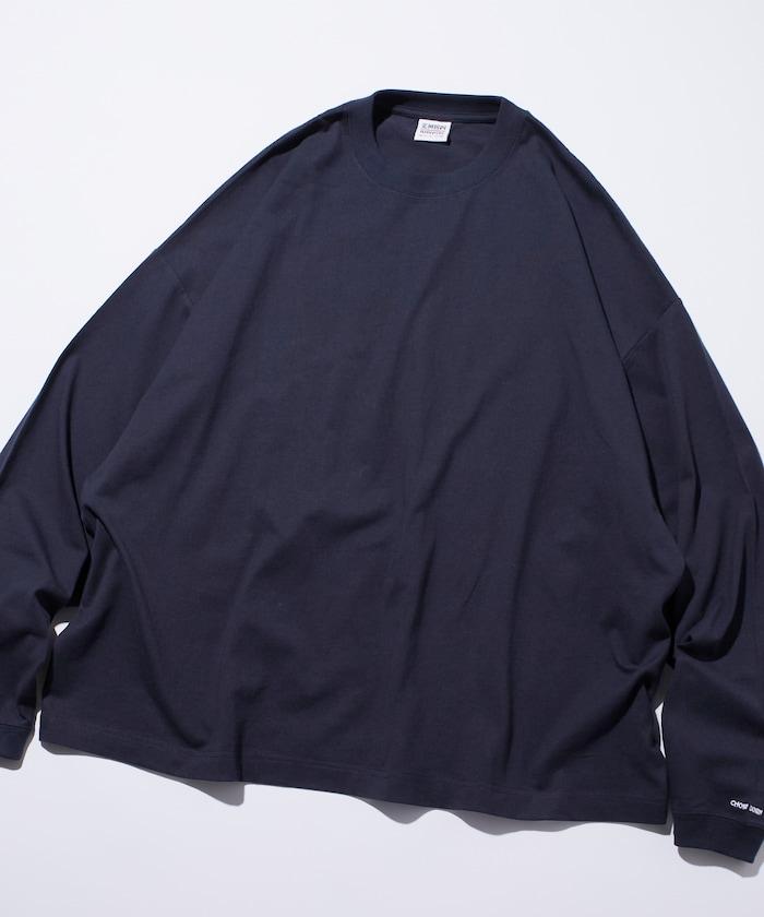 寬鬆版型 單點刺繡 圓領 長袖T恤