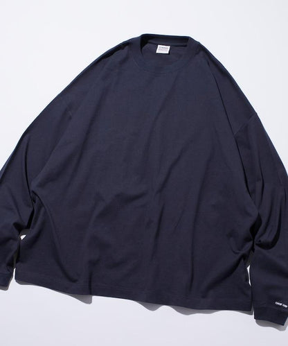 寬鬆版型 單點刺繡 圓領 長袖T恤