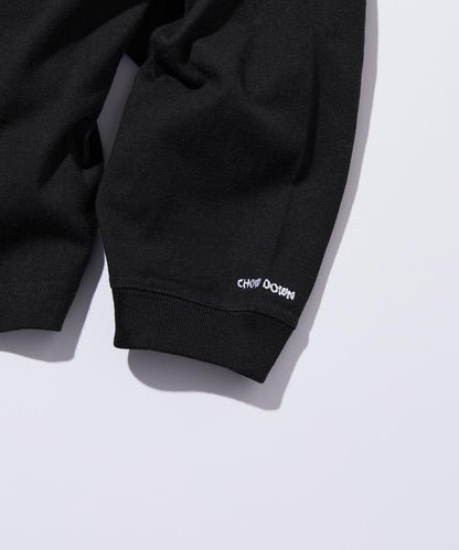 寬鬆版型 單點刺繡 圓領 長袖T恤